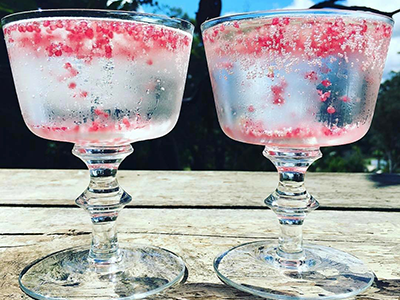 Finger Lime cocktails